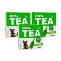 3 Tea Pipeta Antiparasitário Para Cães De 0,6 Até 5 Kg 0,7ml