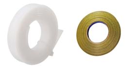 3 Teflon Plotter Recorte 1metrox9mmx0,5mmesp Fita Dupla Face