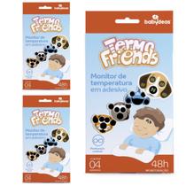 3 Termo Friends - Adesivo Medidor De Temperatura - Babydeas
