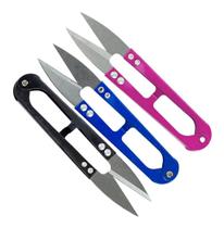 3 Tesoura Metal Pic Arremate Costura Acabamento Roupa Textil