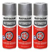 3 Tinta Spray Para Rodas Carro Antiferrugem Metal Rust Oleum