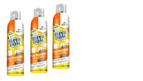 3 Tira Mancha Gordura Roupa Tecido Estofado Domline 150ml