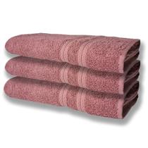 3 Toalhas Super Felpudas Grande E Grossa Algodão 80x150 Rosê 3 Toalhas Super Felpudas Grande E Grossa Algodão 80x150 Rosê