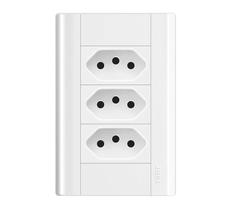 3 Tomadas 2p+t 20a/250v - Modulare 3 Tomadas 2p+t 20a/250v - Modulare