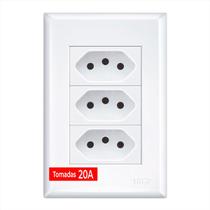 3 Tomadas 2p+t 20a/v Evidence Fame