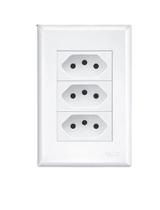 3 Tomadas Simples Branco Evidence 20A Fame 3268 3 Tomadas Simples Branco Evidence 20A Fame 3268