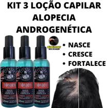 3 Tônico Capilar 120 ml Em Spray Anti Caspa E Queda Unissex!