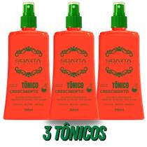 3 TÔNICOS F CAPILAR SIDARTA 250ml Crescimento Acelerado