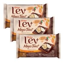 3 Torrada Doce Lev Magic Toast Cacau Marilan 110G