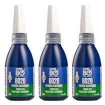 3 Trava Rosca Fixador Anaeróbico Verde Car80 8020 Torque Alto 10g 3 Trava Rosca Fixador Anaeróbico Verde Car80 8020 Torque Alto 10g