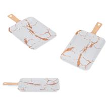 3 Travessas Marmorizadas WECK 24x14 cm Melamina Profissional, Mesa Posta & Buffet 3 Travessas Marmorizadas WECK 24x14 cm Melamina Profissional, Mesa Posta & Buffet