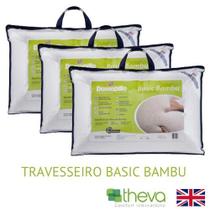 3 Travesseiros Basic Bambu - Alto Padrão 3 Travesseiros Basic Bambu - Alto Padrão