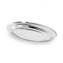 3 Travesssas Rasas 26,5cm Oval Em Aço Inox Gourmet Mix 3 Travesssas Rasas 26,5cm Oval Em Aço Inox Gourmet Mix