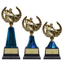 3 Troféus Modelo De Sinuca Torneio Campeonatos Bilhar