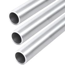 3 Tubo Inox Polido 5/8 (15,87 Mm) Parede 1,2mm Barra 50cm