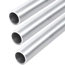 3 Tubo Inox Polido 5/8 (15,87 Mm) Parede 1,2mm Barra 60cm