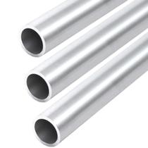 3 Tubo Inox Polido 5/8'' (15,87 Mm) Parede 1,2mm Barra 60cm