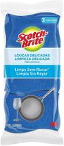 3 Un Esponja Lava Loucas Não Risca Cozinha Azul Scotch Brite 3 Un Esponja Lava Loucas Não Risca Cozinha Azul Scotch Brite