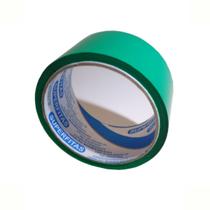 3 un Fita Adesiva Verde 40 M X 45 Mm Tipo Durex Colorida Caixas