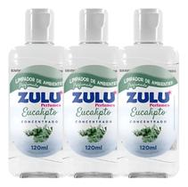3 Un Limpador de Ambientes Perfumado Concentrado Eucalipto Zulu 120ml Coala 3 Un Limpador de Ambientes Perfumado Concentrado Eucalipto Zulu 120ml Coala