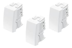 3 Un Módulo Interruptor Simples 10a/250v Fame Elegance 3 Un Módulo Interruptor Simples 10a/250v Fame Elegance