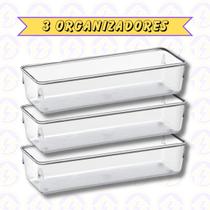 3 UN Organizador Multiuso Porta Maquiagem Potatil Empilhavel