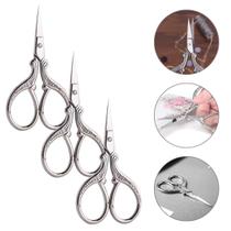 3 Un Tesoura De Unhas Aço Inox Pequena Corta Sobrancelha Tecido 3 Un Tesoura De Unhas Aço Inox Pequena Corta Sobrancelha Tecido