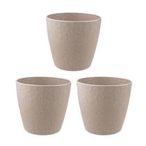 3 un Vaso plantas colmeia decorativo flor G CINZA - EVO