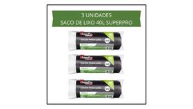 3 und saco lixo plastico superpro 40l c/ 100 unid 3 und saco lixo plastico superpro 40l c/ 100 unid