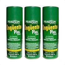 3 Unguento Plus Pearson Aerosol Cicatrizante Larvicida 400ml