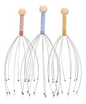 3 Uni Massageador Cabeça - Massagem Relaxante Couro Cabelud