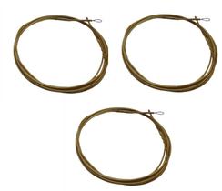 3 unid Bordão Aço para Caixa Tarol Malacaxeta TA020 Torelli