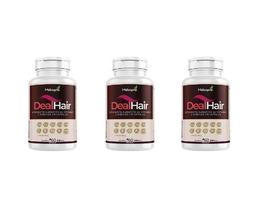 3 Unid. Deal Hair 60 Caps - 500mg