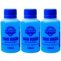 3 Unid Limpa Vidro de Para-Brisa Anti-Embaçante - 100ml