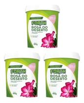 3 Unidades Adubo Fertilizante Mineral Forth Rosa Do Deserto 400g