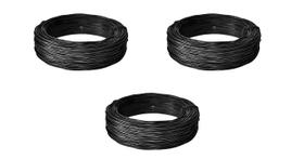 3 Unidades Arame Recozido 1,25mm Aço Super Resistênte 105m Liso 1kg Bwg18