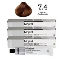 3 Unidades Coloração Majirel 7.4 Louro Acobreado L'Oréal