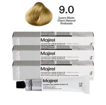 3 Unidades Coloração Majirel 9.0 Louro Muito Claro Natural Profundo L'Oréal