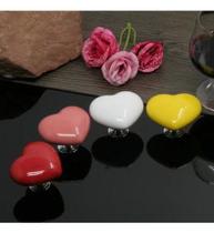 3 Unidades De Botão De Pressão De Vaso Sanitário Coração 3 Unidades De Botão De Pressão De Vaso Sanitário Coração