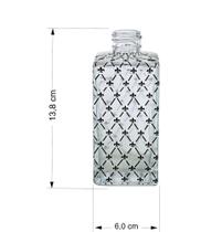 3 Unidades de Vidro Retangular 250 ml Envel Renda Transparente Sem Tampa 3 Unidades de Vidro Retangular 250 ml Envel Renda Transparente Sem Tampa