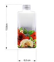 3 Unidades de Vidro Retangular 250ml Envel Flores 3 Unidades de Vidro Retangular 250ml Envel Flores