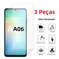 3 unidades de vidro temperado HD para protetor de tela Samsung Galaxy A06 A16 A56