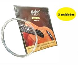 3 unidades Encordoamento Cordas p/ Ukulele -Kauthon Austin 3 unidades Encordoamento Cordas p/ Ukulele -Kauthon Austin