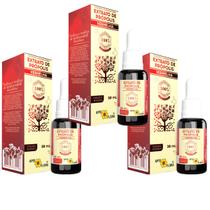 3 unidades Extrato de Própolis Vermelha 20ml Alta Concentração Natural - Apis Flora 3 unidades Extrato de Própolis Vermelha 20ml Alta Concentração Natural - Apis Flora