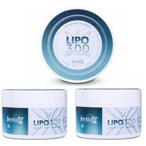 3 Unidades Gel Redutor De Medidas Lipo 300 Termo Redutor Ecotrend