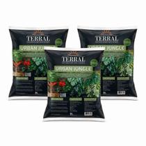 3 Unidades Substrato Urban Jungle 8 Litros - Terral 3 Unidades Substrato Urban Jungle 8 Litros - Terral