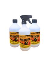 3 Univer-se7 Mult-Inseticida 500ml Mata Baratas Francesinhas c/ Borrifador 3 Univer-se7 Mult-Inseticida 500ml Mata Baratas Francesinhas c/ Borrifador