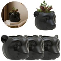 3 Vasos De Parede Cachepot Urso P/ Plantas Suculentas Cactus 3 Vasos De Parede Cachepot Urso P/ Plantas Suculentas Cactus
