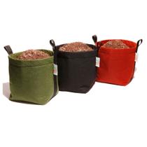 3 Vasos Para Plantas Com Alças 4 Litros - King Pot