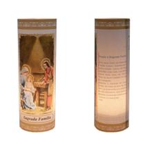 3 Velas Votivas7 Dias Imagem Sagrada Família Oração 3 Velas Votivas7 Dias Imagem Sagrada Família Oração